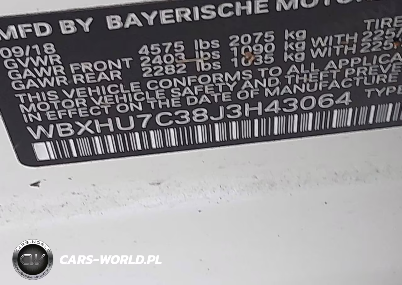 2018 BMW X1 Sdrive28I VIN:WBXHU7C38J3H43064 - 9