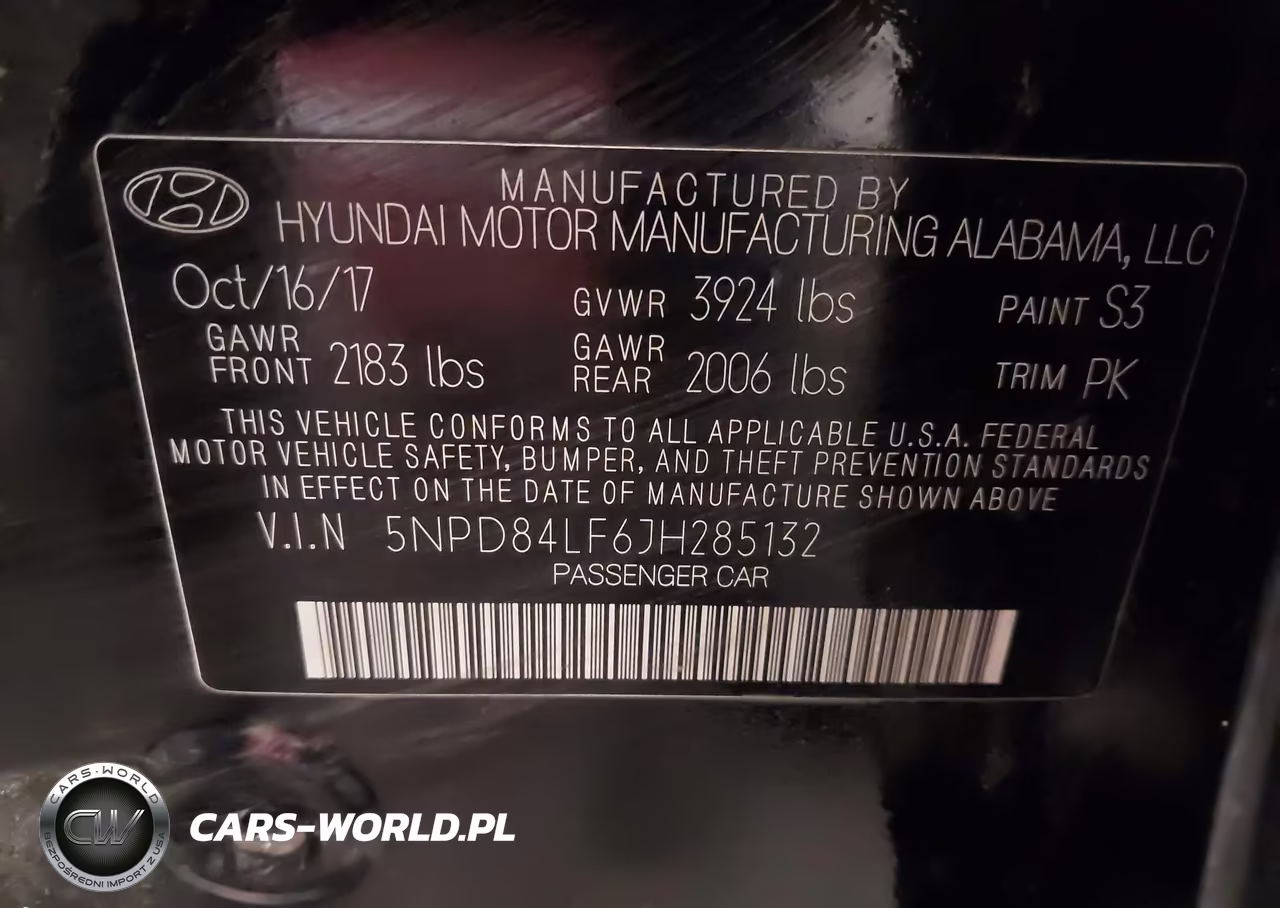 2018 Hyundai Elantra Limited VIN:5NPD84LF6JH285132 - 9