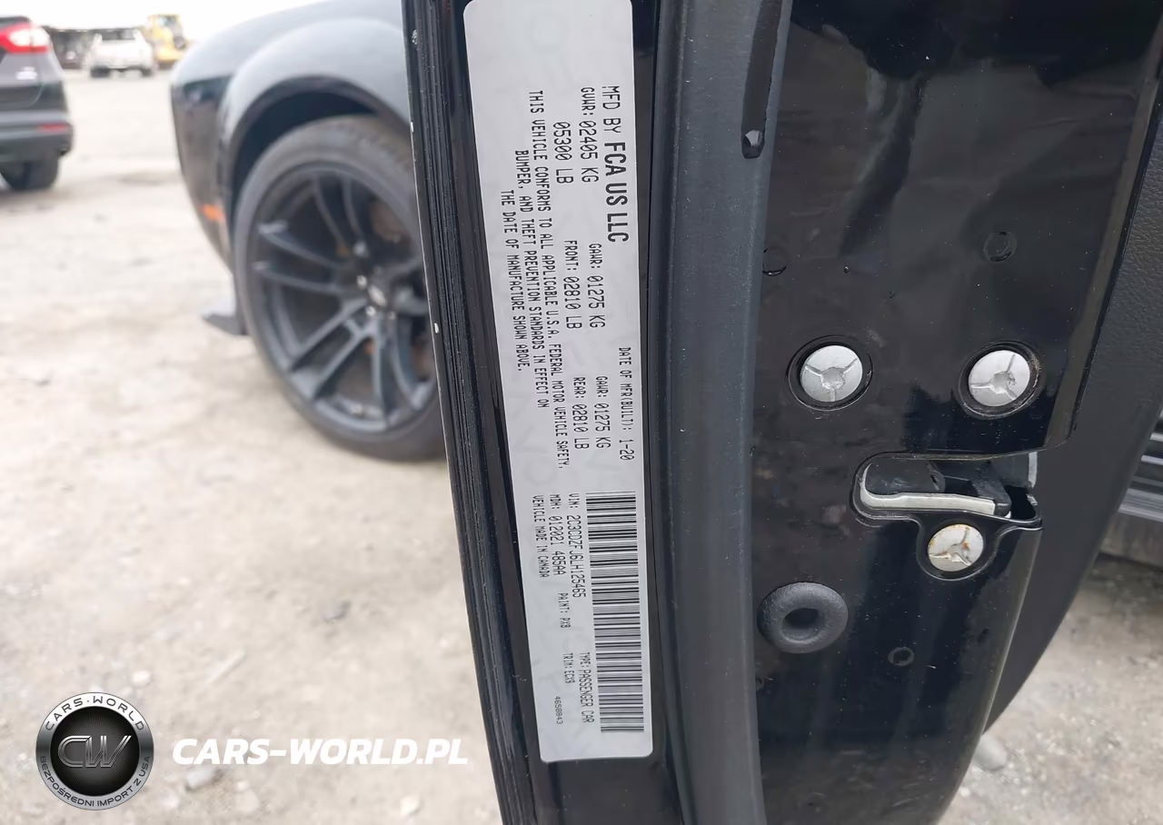 2020 Dodge Challenger R-T Scat Pack Widebody VIN:2C3CDZFJ6LH125465 - 9