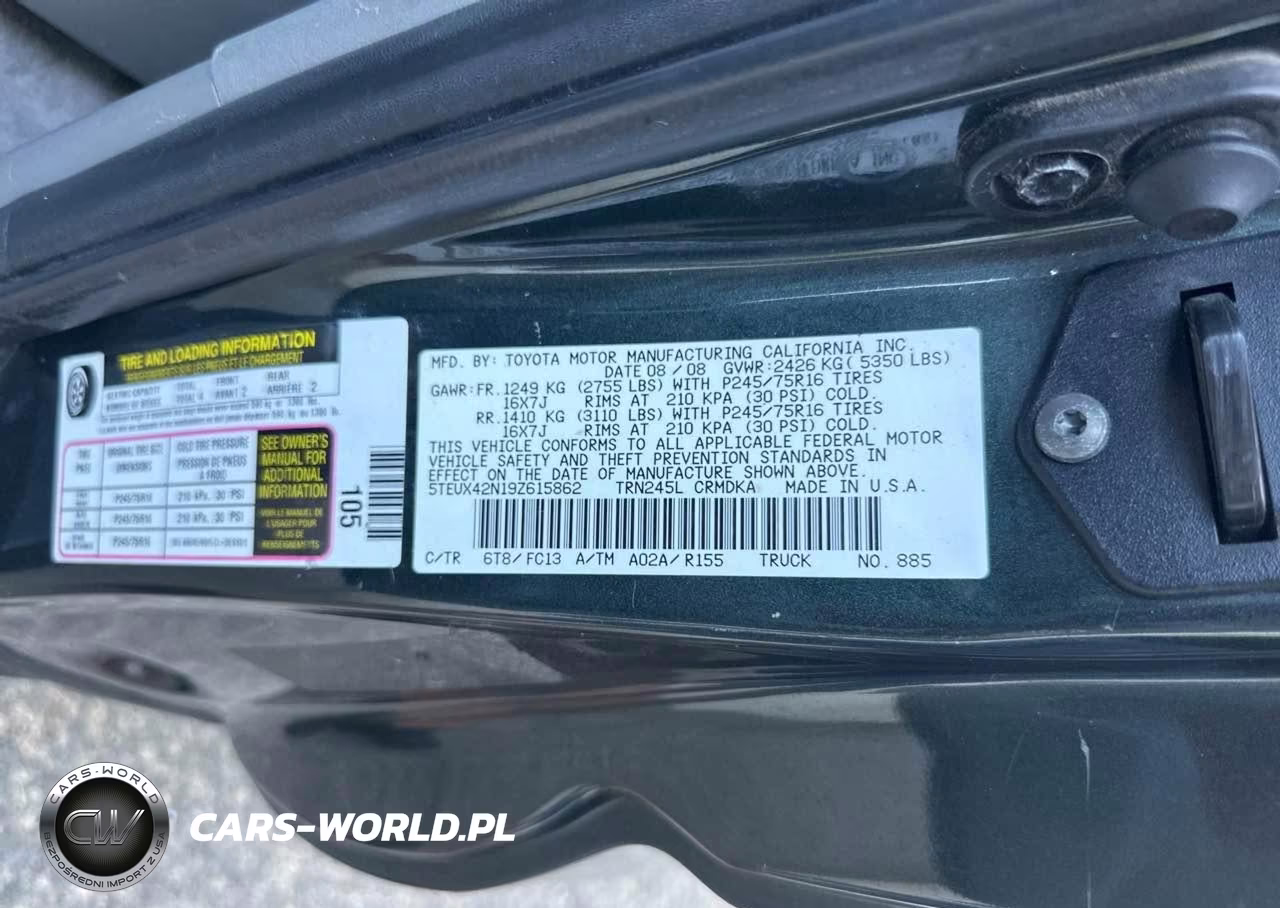 2009 Toyota Tacoma Access Cab VIN:5TEUX42N19Z615862 - 9