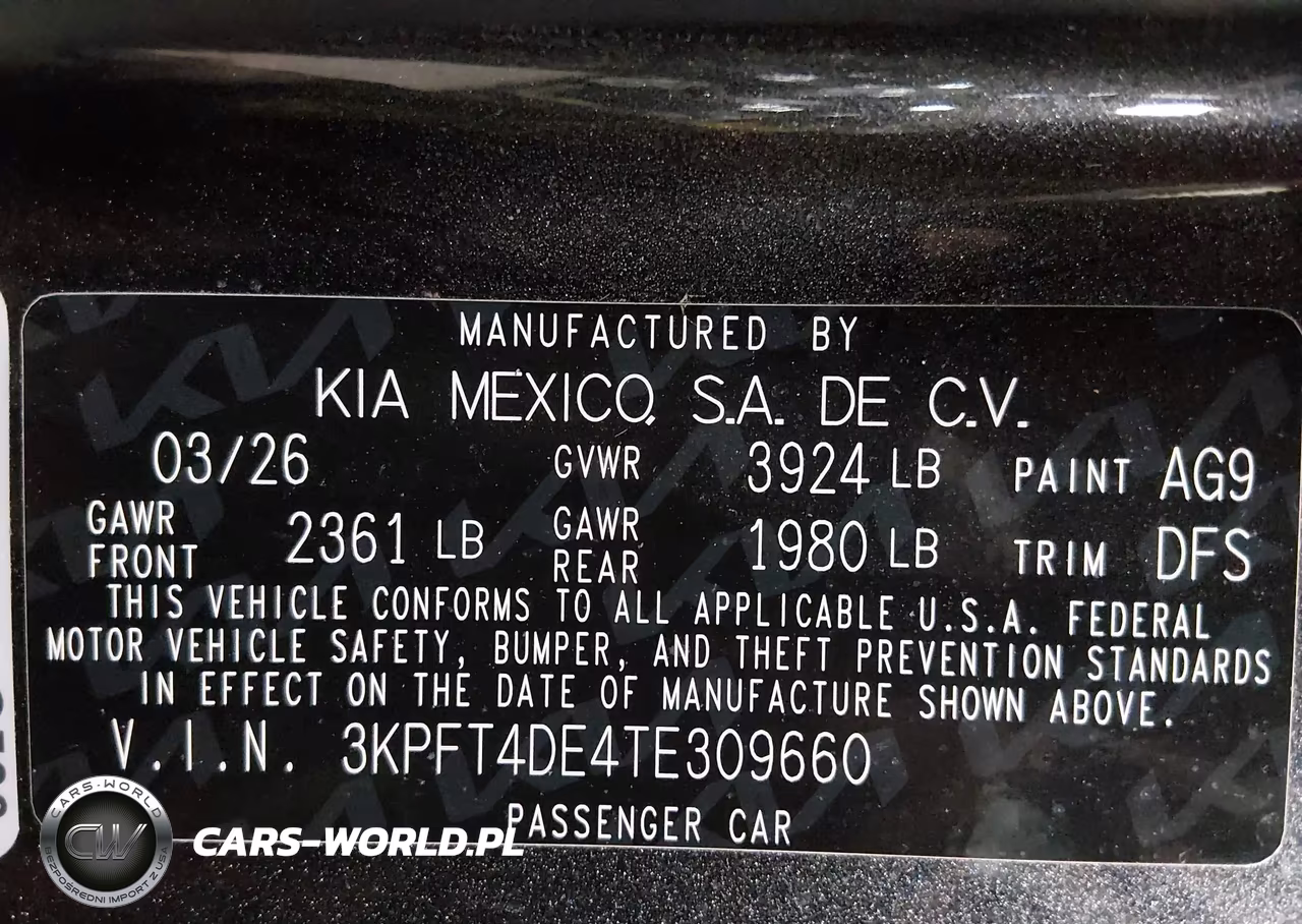2026 Kia K4 Lxs VIN:3KPFT4DE4TE309660 - 9