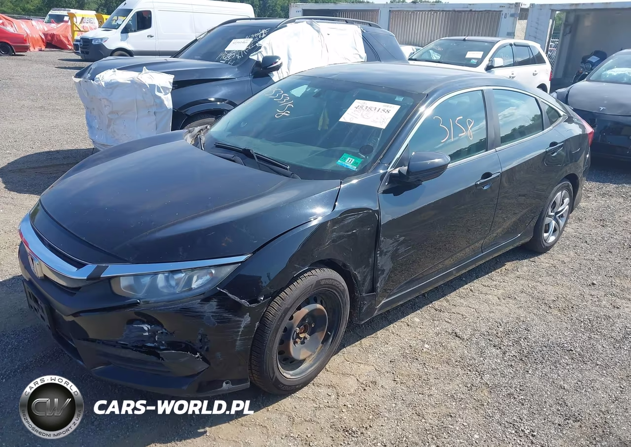 2016 Honda Civic Lx VIN:19XFC2F58GE017050 - 2