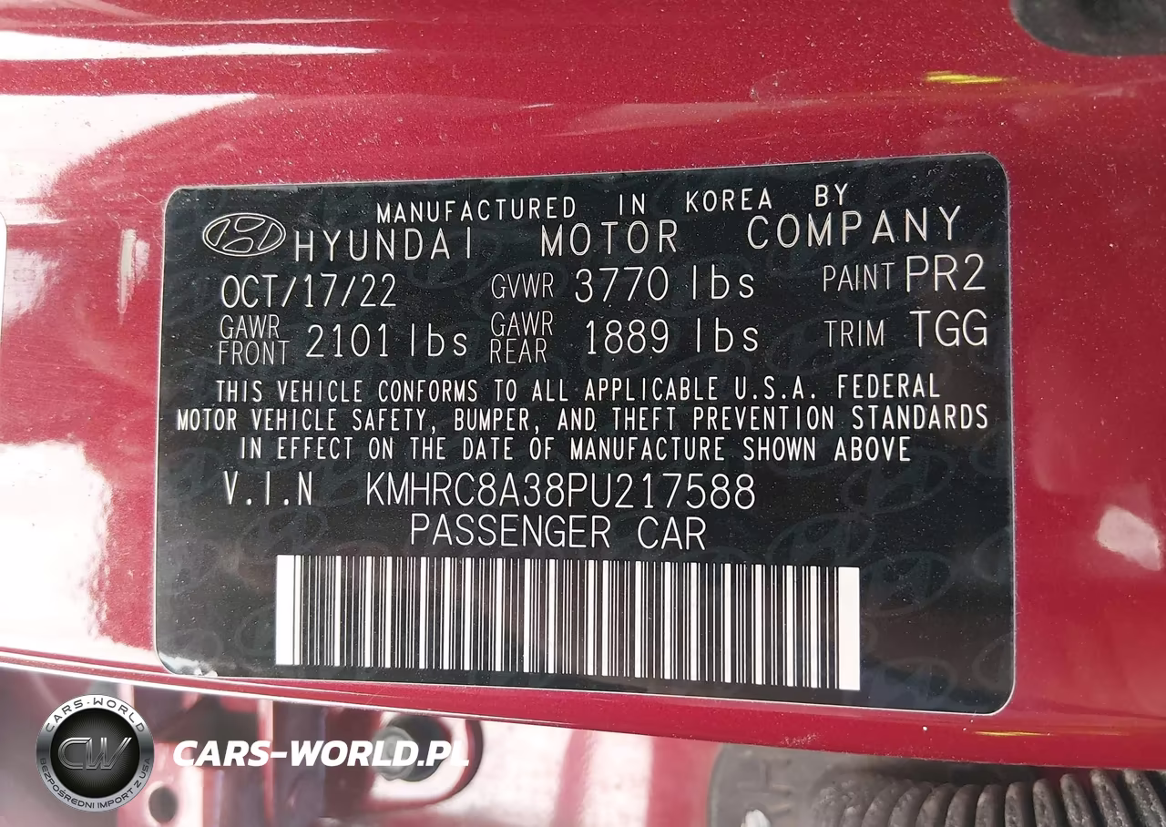 2023 Hyundai Venue Sel VIN:KMHRC8A38PU217588 - 9