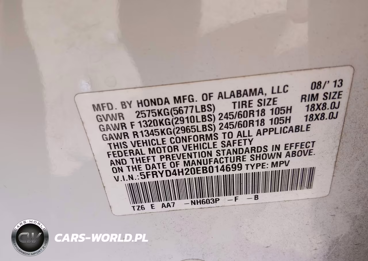 2014 Acura Mdx VIN:5FRYD4H20EB014699 - 9