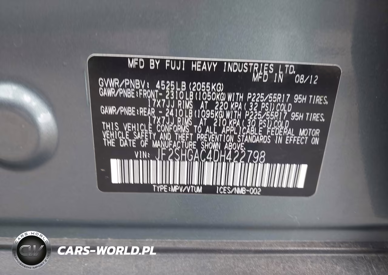2013 Subaru Forester 2.5Xt Premium VIN:JF2SHGAC4DH422798 - 9