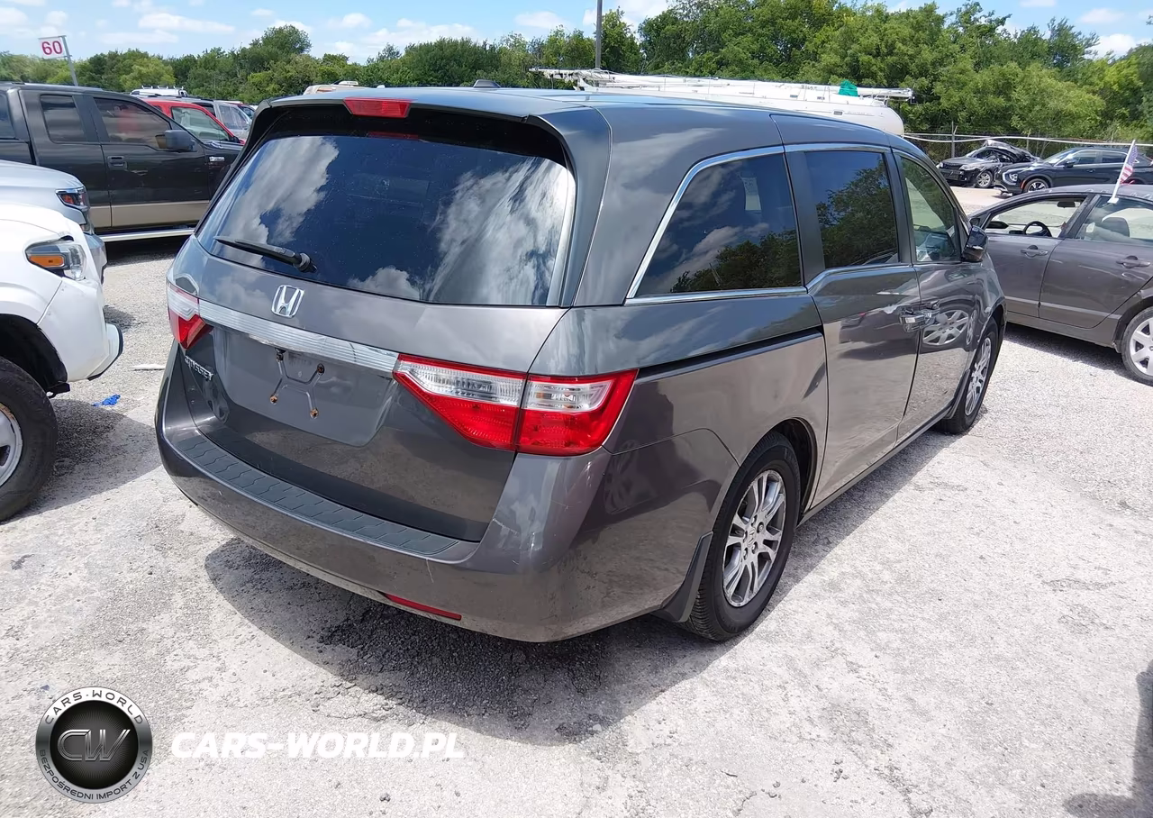 2012 Honda Odyssey Ex-L VIN:5FNRL5H65CB026278 - 4