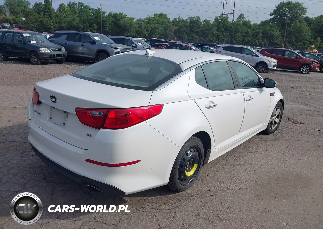2015 Kia Optima Lx VIN:KNAGM4A70F5598735 - 4