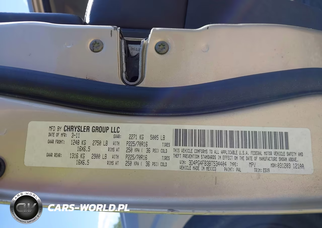 2011 Dodge Journey Express VIN:3D4PG4FB3BT534404 - 9