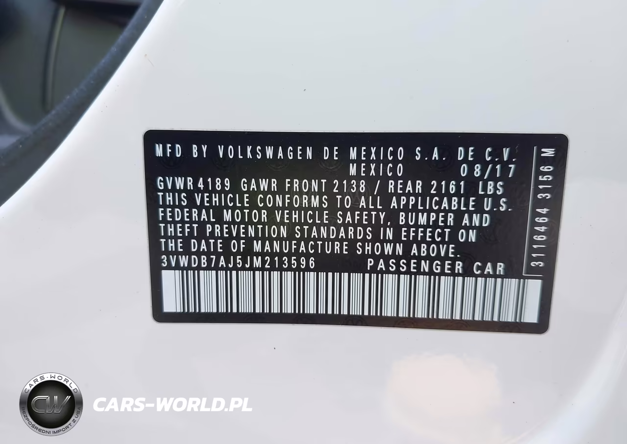 2018 Volkswagen Jetta 1.4T Se-1.4T Wolfsburg Edition VIN:3VWDB7AJ5JM213596 - 9
