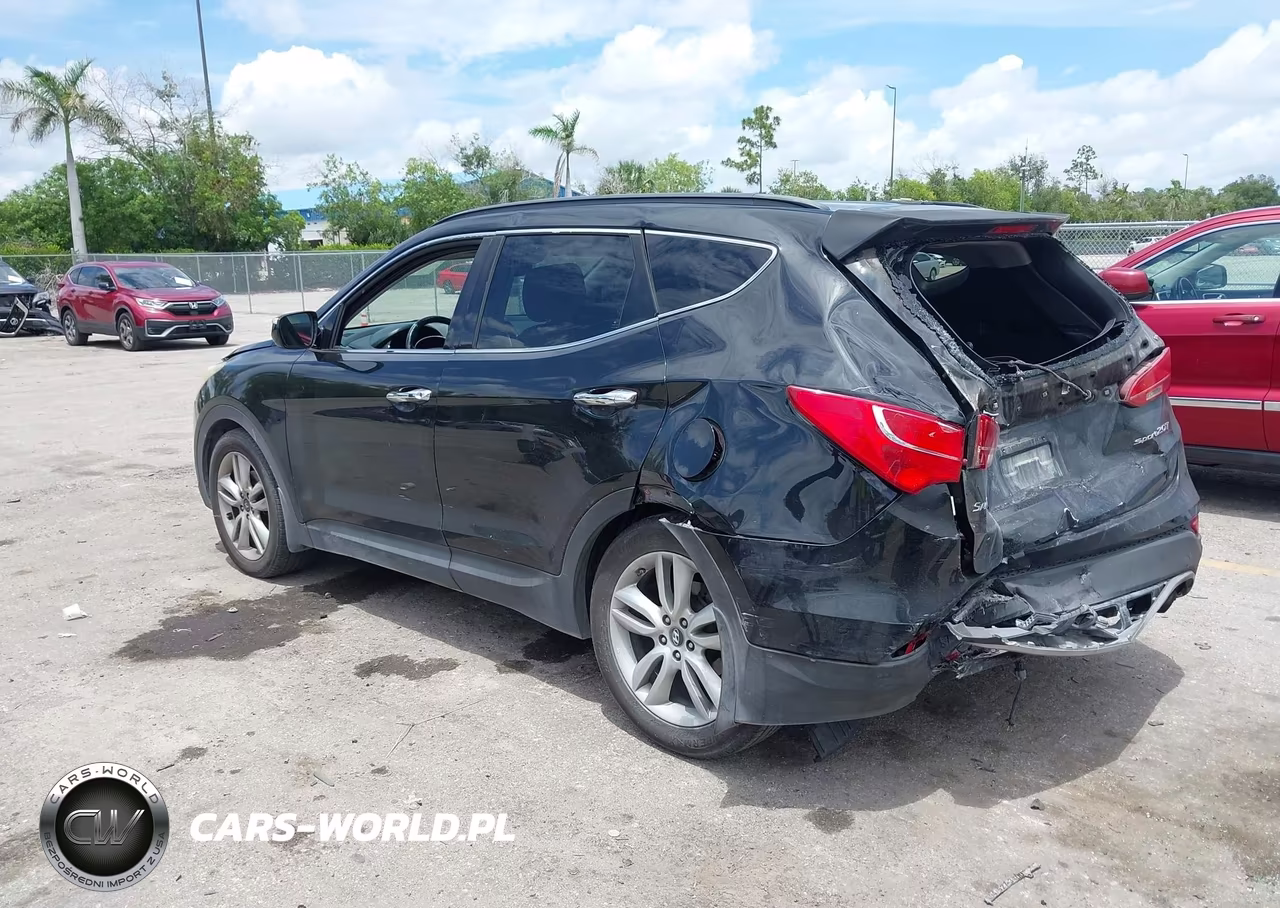 2014 Hyundai Santa Fe Sport 2.0L Turbo VIN:5XYZU3LA7EG191676 - 3