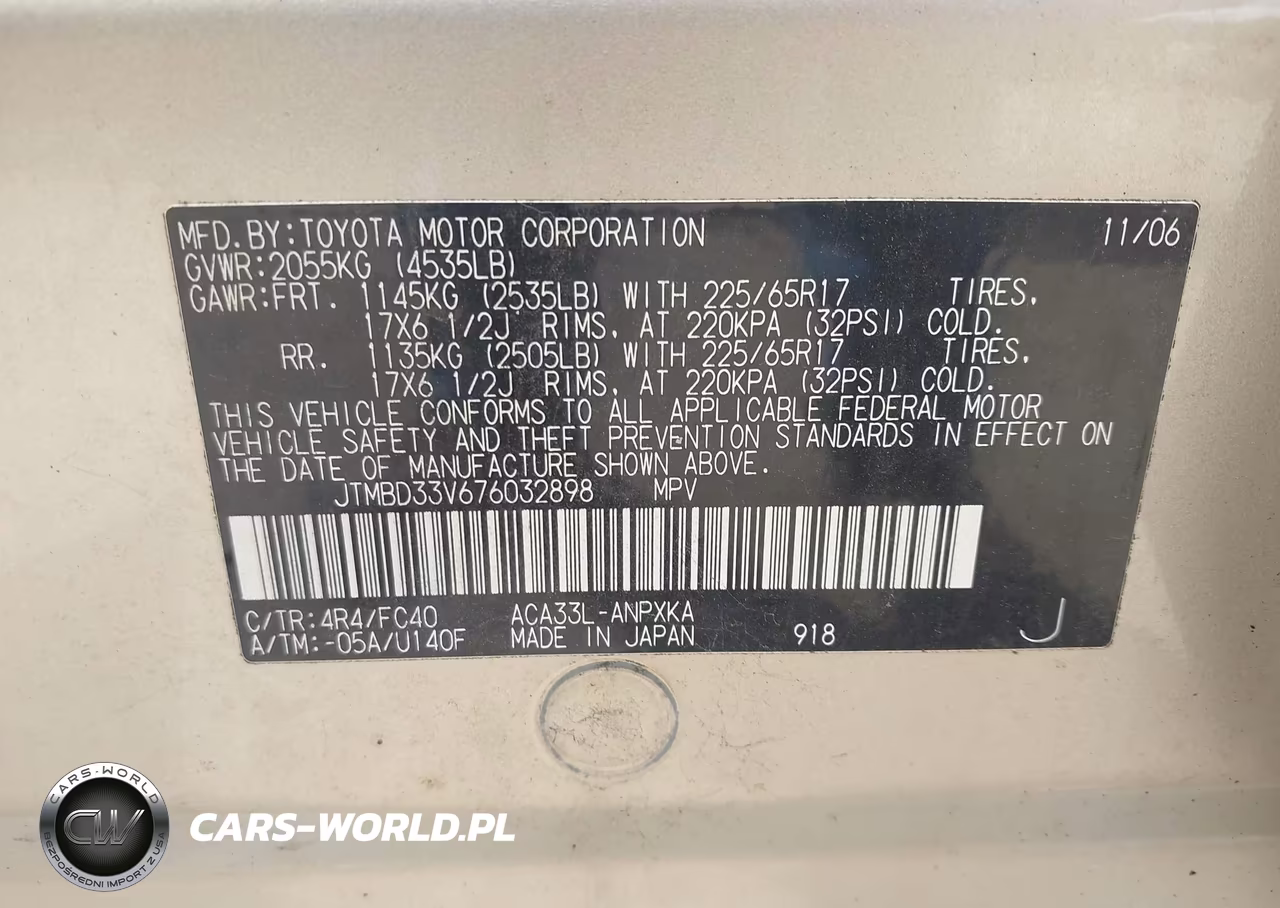 2007 Toyota Rav4 VIN:JTMBD33V676032898 - 9