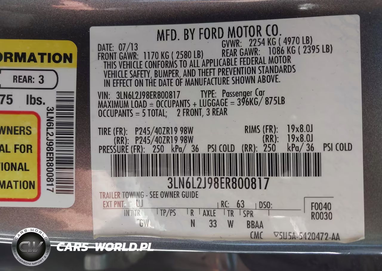 2014 Lincoln Mkz VIN:3LN6L2J98ER800817 - 9