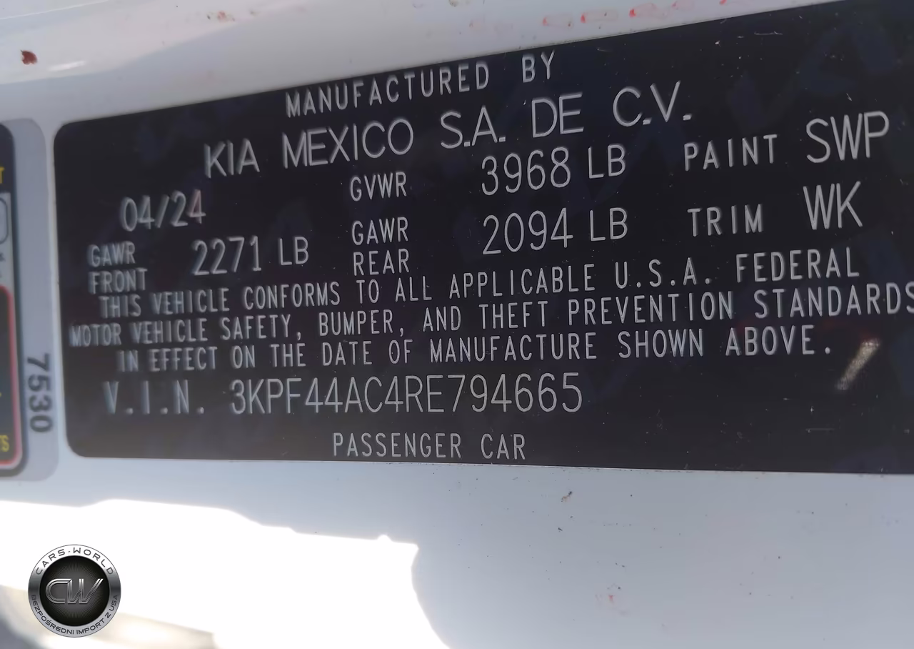 2024 Kia Forte Gt VIN:3KPF44AC4RE794665 - 9