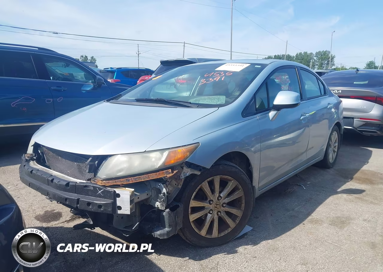 2012 Honda Civic Ex VIN:19XFB2F83CE006092 - 2