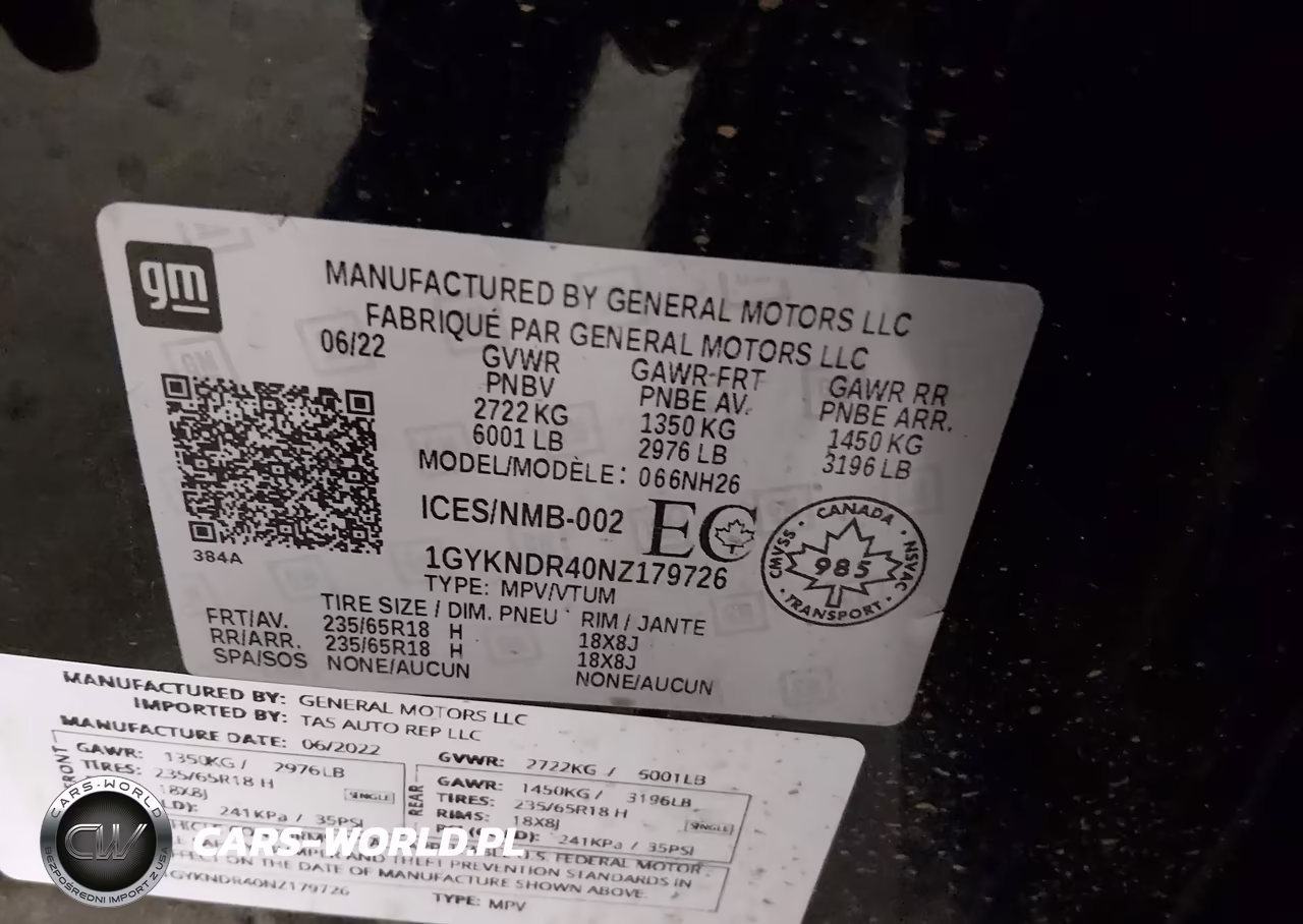 2022 Cadillac Xt5 Premium Luxury VIN:1GYKNDR40NZ179726 - 9