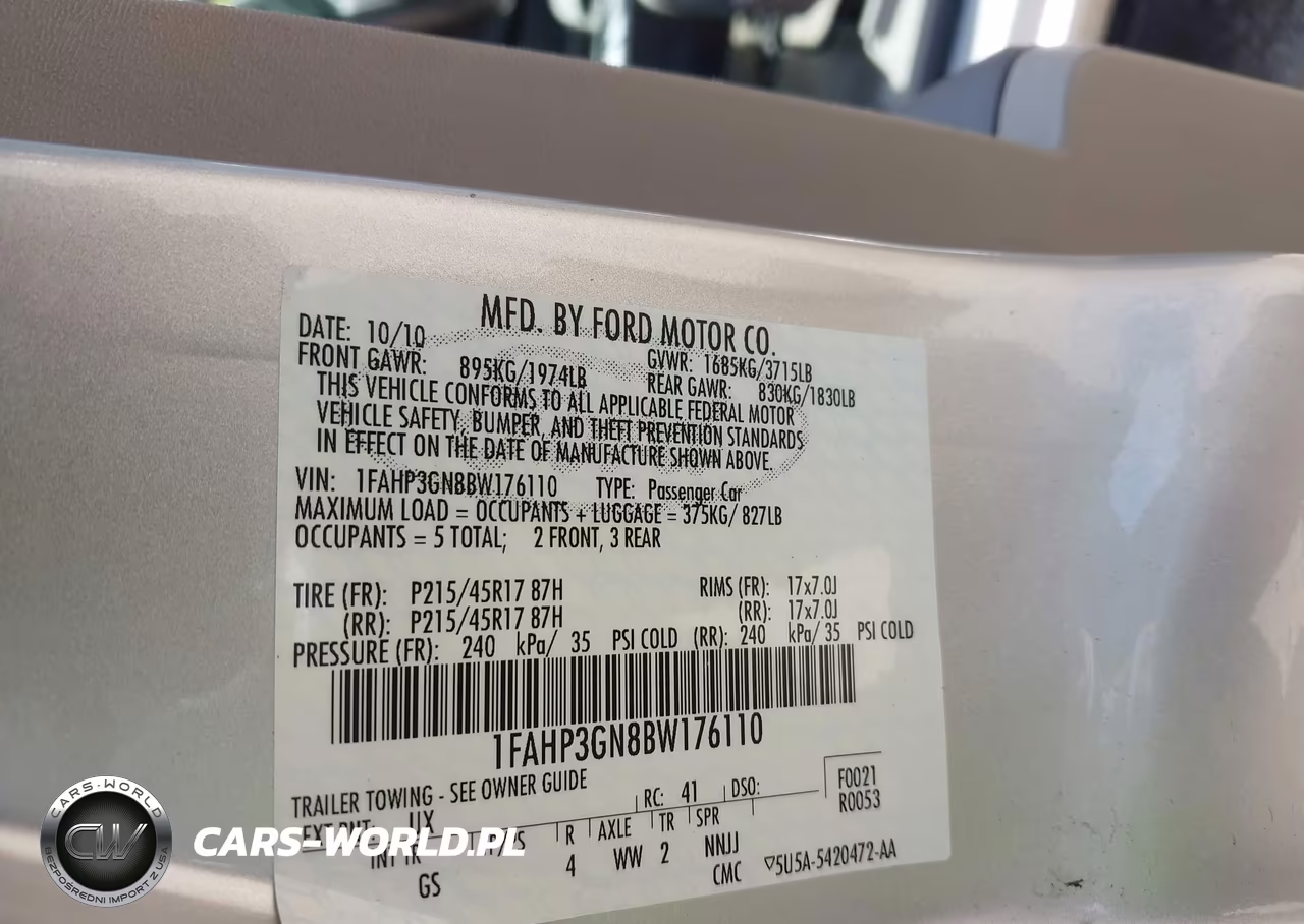 2011 Ford Focus Ses VIN:1FAHP3GN8BW176110 - 9