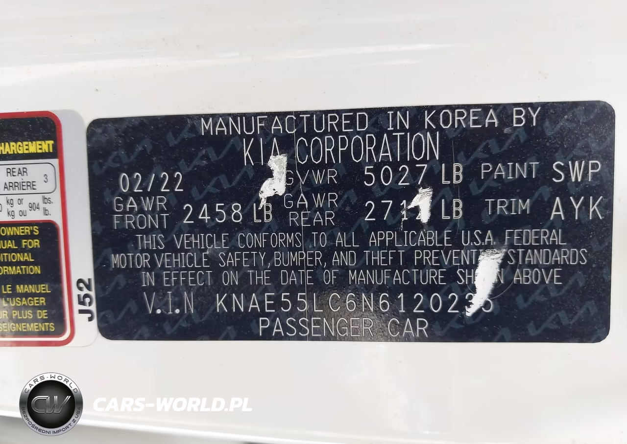 2022 Kia Stinger Gt2 VIN:KNAE55LC6N6120235 - 9