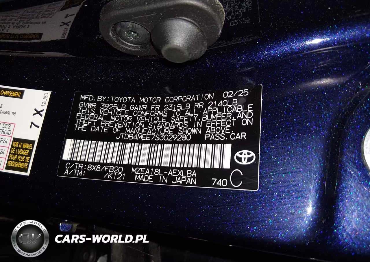 2025 Toyota Corolla Le VIN:JTDB4MEE7S3029280 - 9