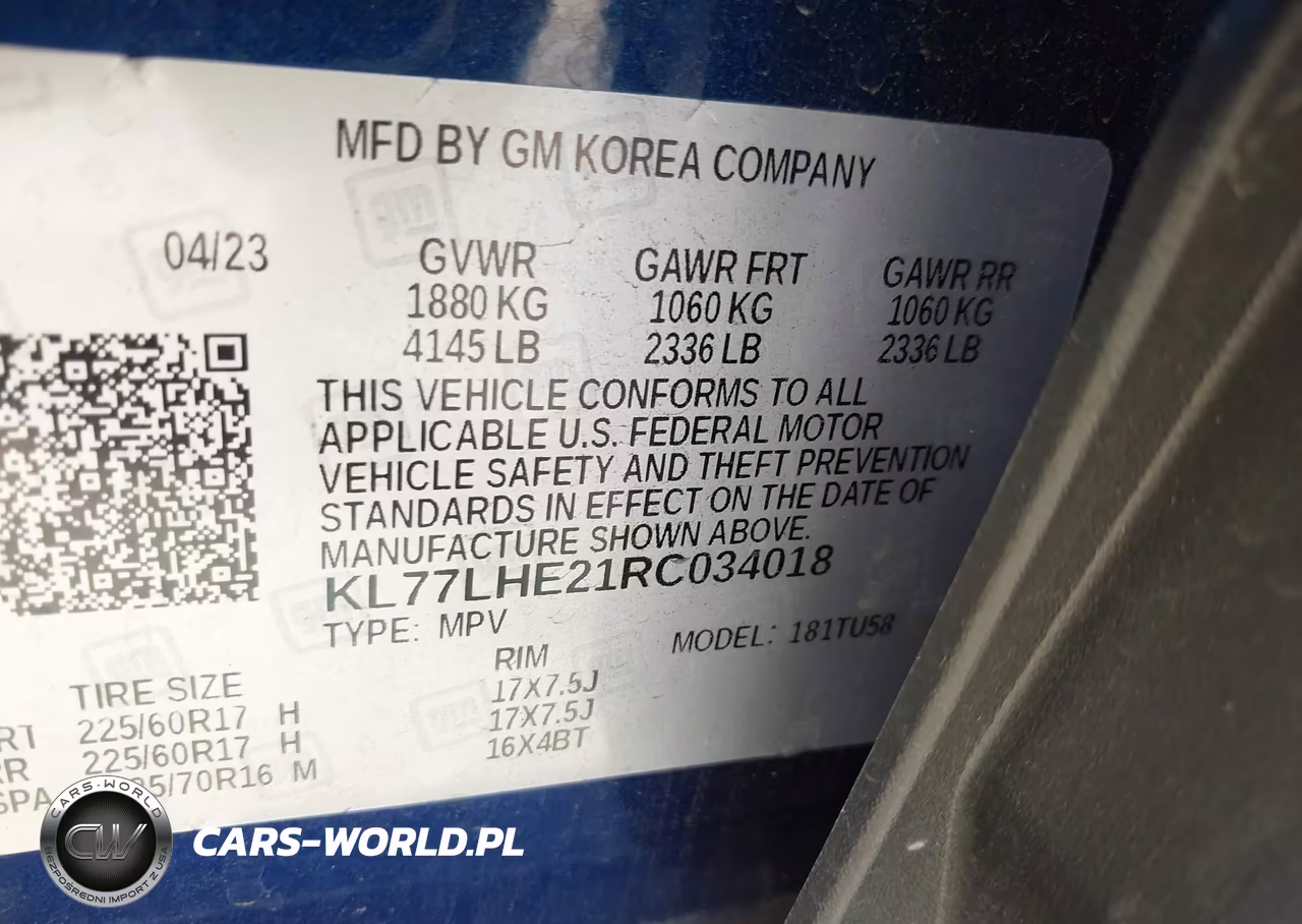 2024 Chevrolet Trax Fwd Lt VIN:KL77LHE21RC034018 - 9