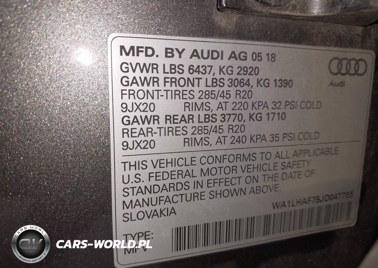 2018 Audi Q7 2.0T Premium VIN:WA1LHAF75JD047755 - 9