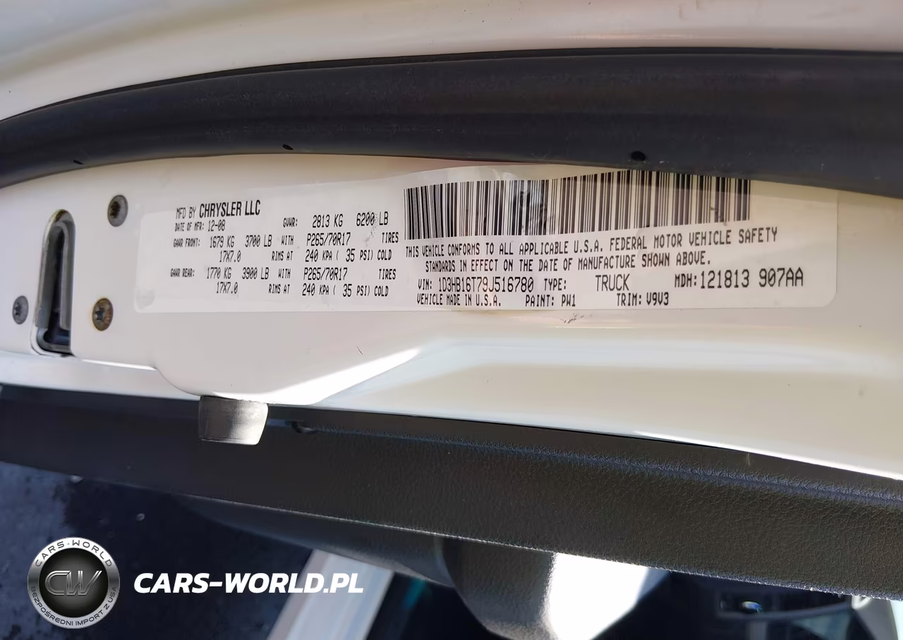 2009 Dodge Ram 1500 St VIN:1D3HB16T79J516780 - 9