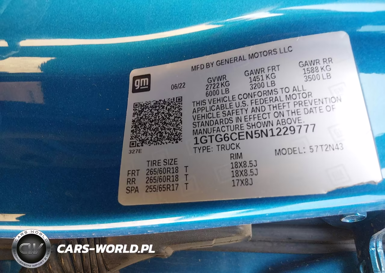 2022 GMC Canyon 4Wd Short Box Elevation VIN:1GTG6CEN5N1229777 - 9