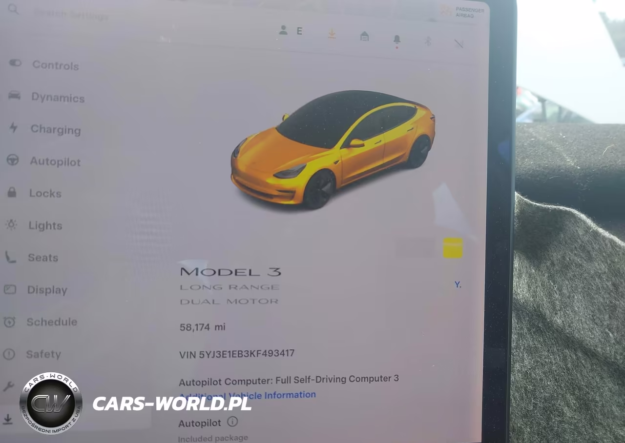 2019 Tesla Model 3 Long Range-Performance VIN:5YJ3E1EB3KF493417 - 15