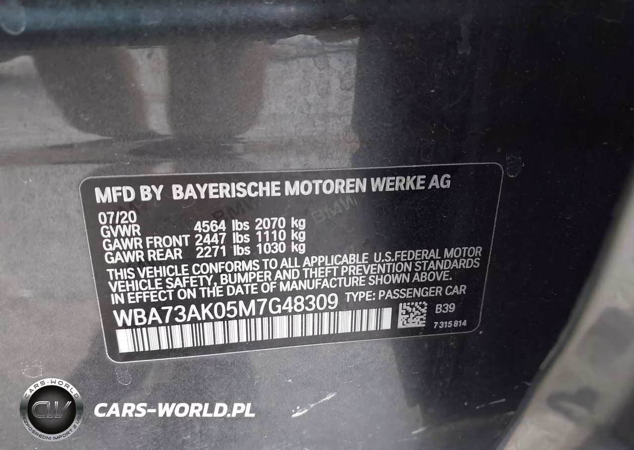 2021 BMW 228I Gran Coupe xDrive VIN:WBA73AK05M7G48309 - 9