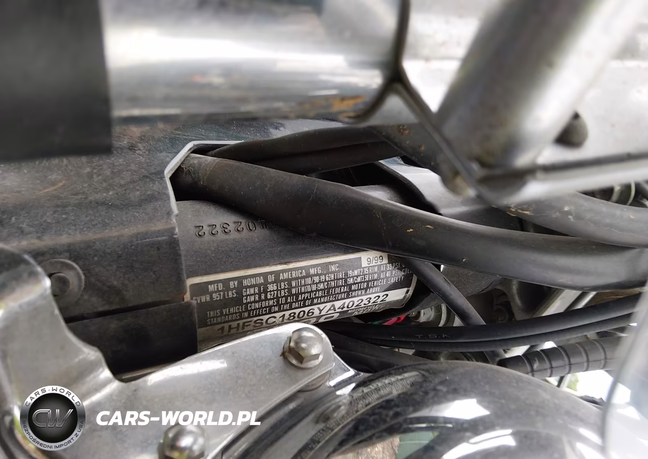 2000 Honda Vt1100 C VIN:1HFSC1806YA402322 - 10