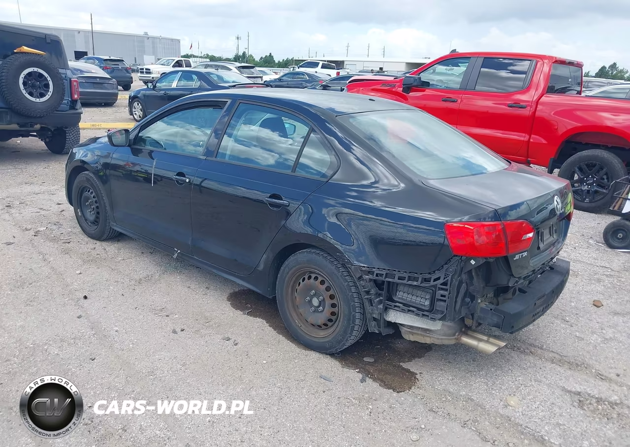 2014 Volkswagen Jetta 2.0L S VIN:3VW2K7AJ3EM443618 - 3