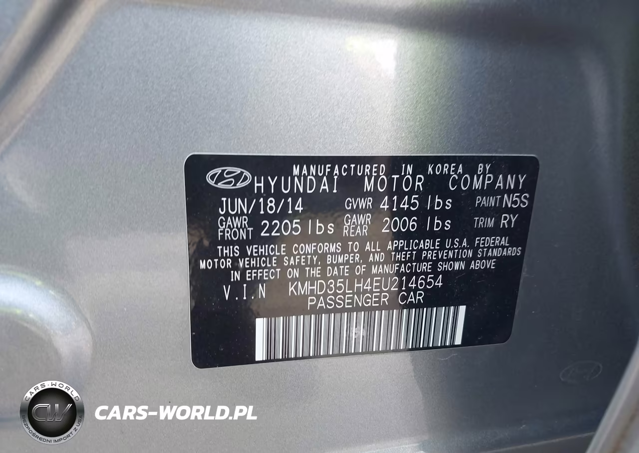 2014 Hyundai Elantra Gt VIN:KMHD35LH4EU214654 - 9