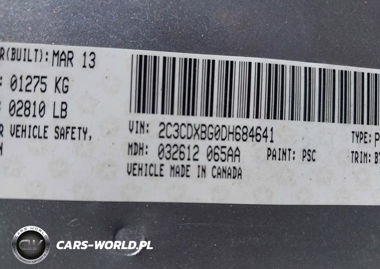 2013 Dodge Charger Se VIN:2C3CDXBG0DH684641 - 9