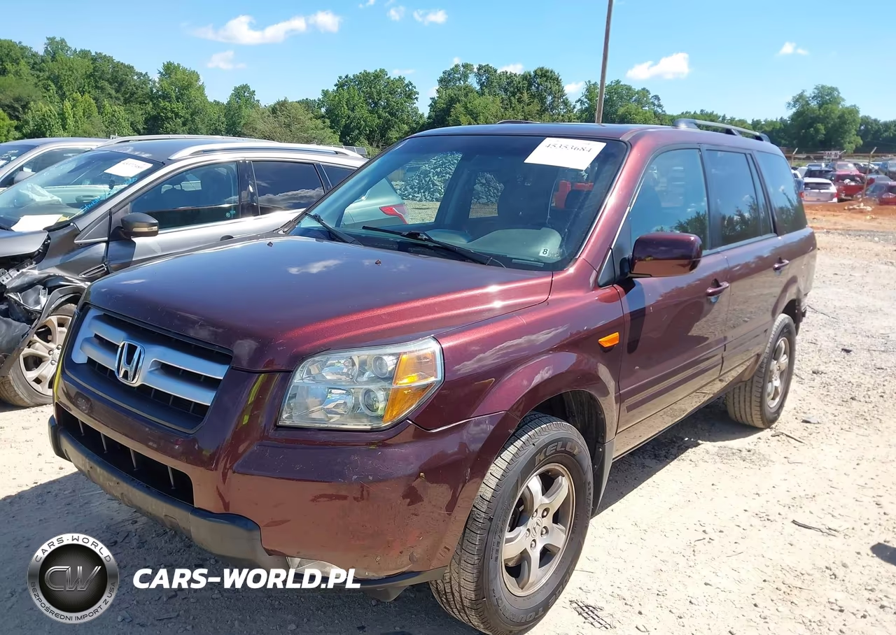 2007 Honda Pilot Ex-L VIN:5FNYF18587B006261 - 2
