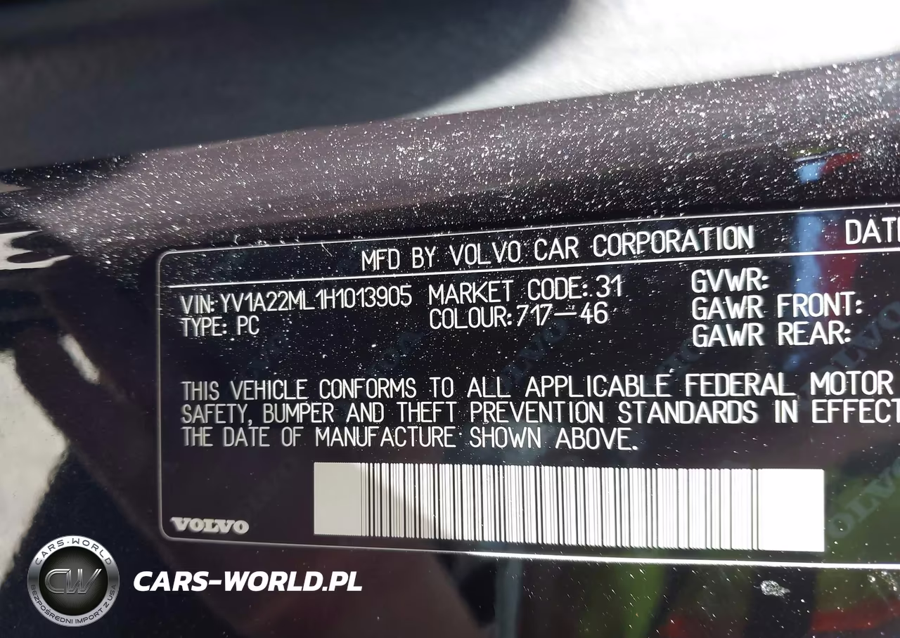 2017 Volvo S90 T6 Inscription VIN:YV1A22ML1H1013905 - 9