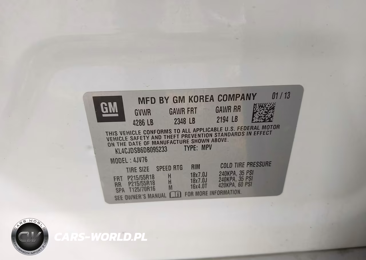 2013 Buick Encore Premium VIN:KL4CJDSB6DB095233 - 9