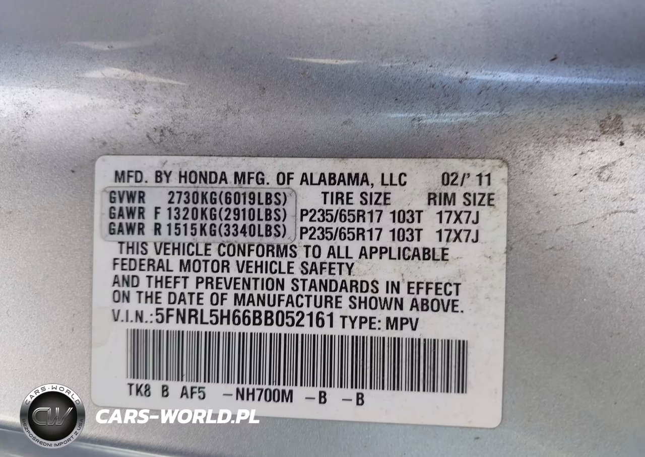 2011 Honda Odyssey Ex-L VIN:5FNRL5H66BB052161 - 9