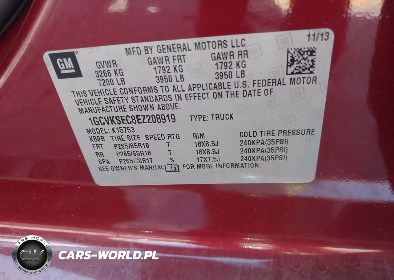 2014 Chevrolet Silverado 1500 Ltz VIN:1GCVKSEC8EZ208919 - 9