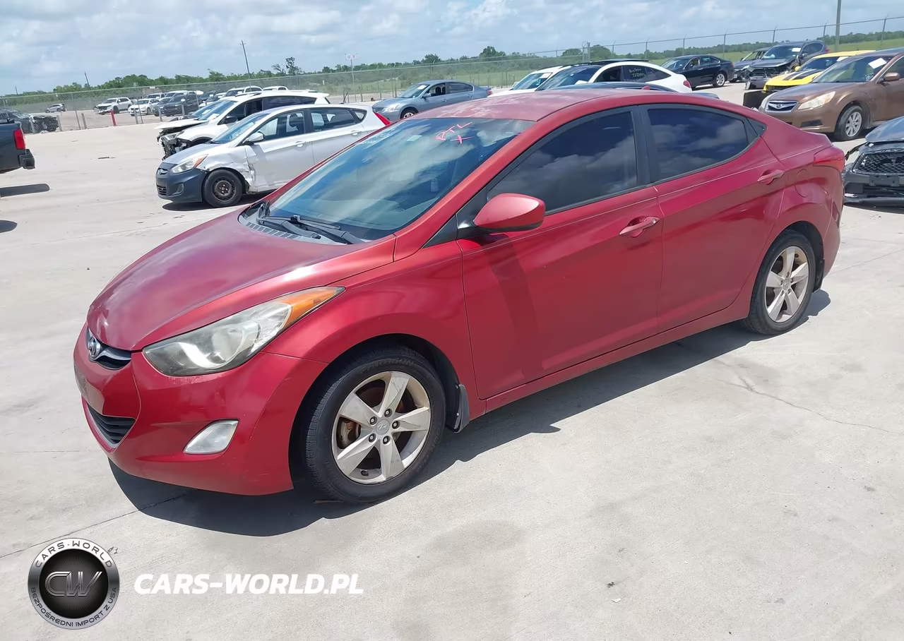 2013 Hyundai Elantra Gls VIN:KMHDH4AE3DU498636 - 2