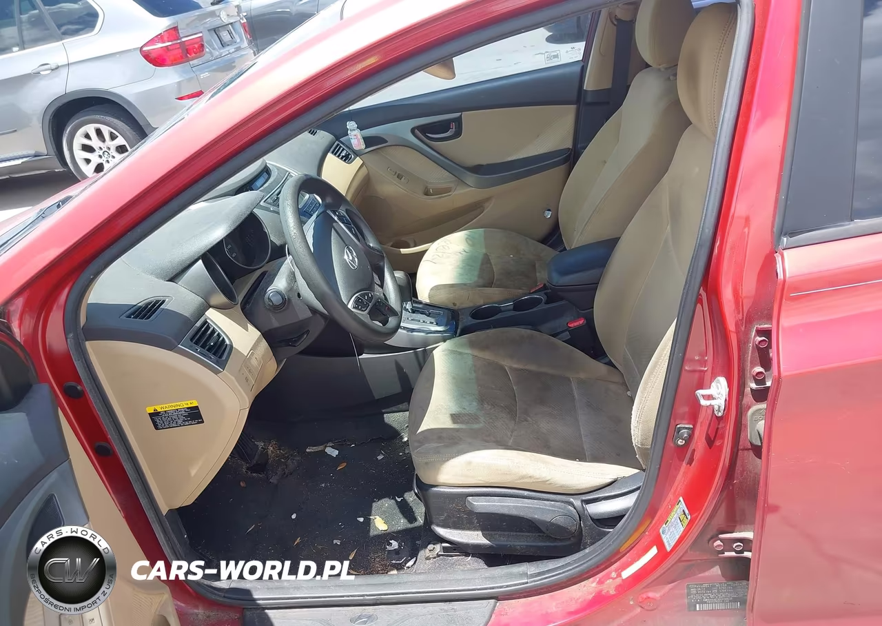 2013 Hyundai Elantra Gls VIN:KMHDH4AE3DU498636 - 8