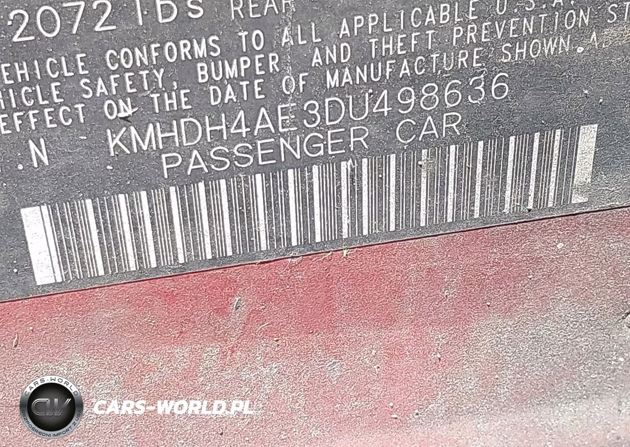 2013 Hyundai Elantra Gls VIN:KMHDH4AE3DU498636 - 9