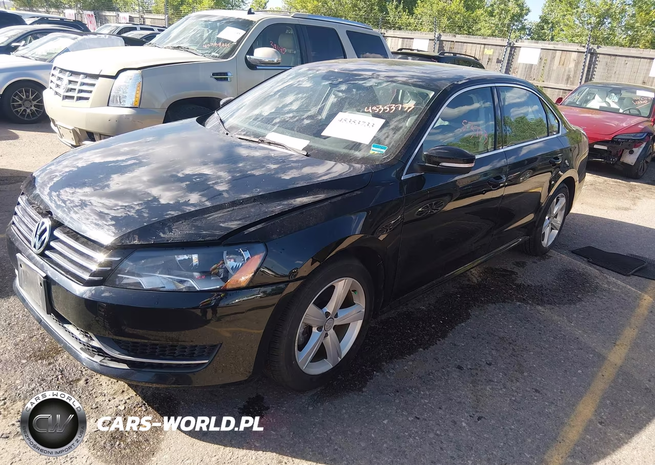 2013 Volkswagen Passat 2.5L Se VIN:1VWBH7A31DC004644 - 2