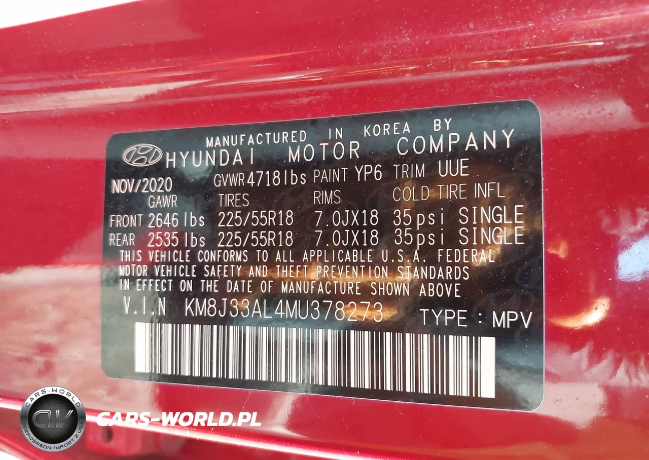 2021 Hyundai Tucson Sel VIN:KM8J33AL4MU378273 - 9