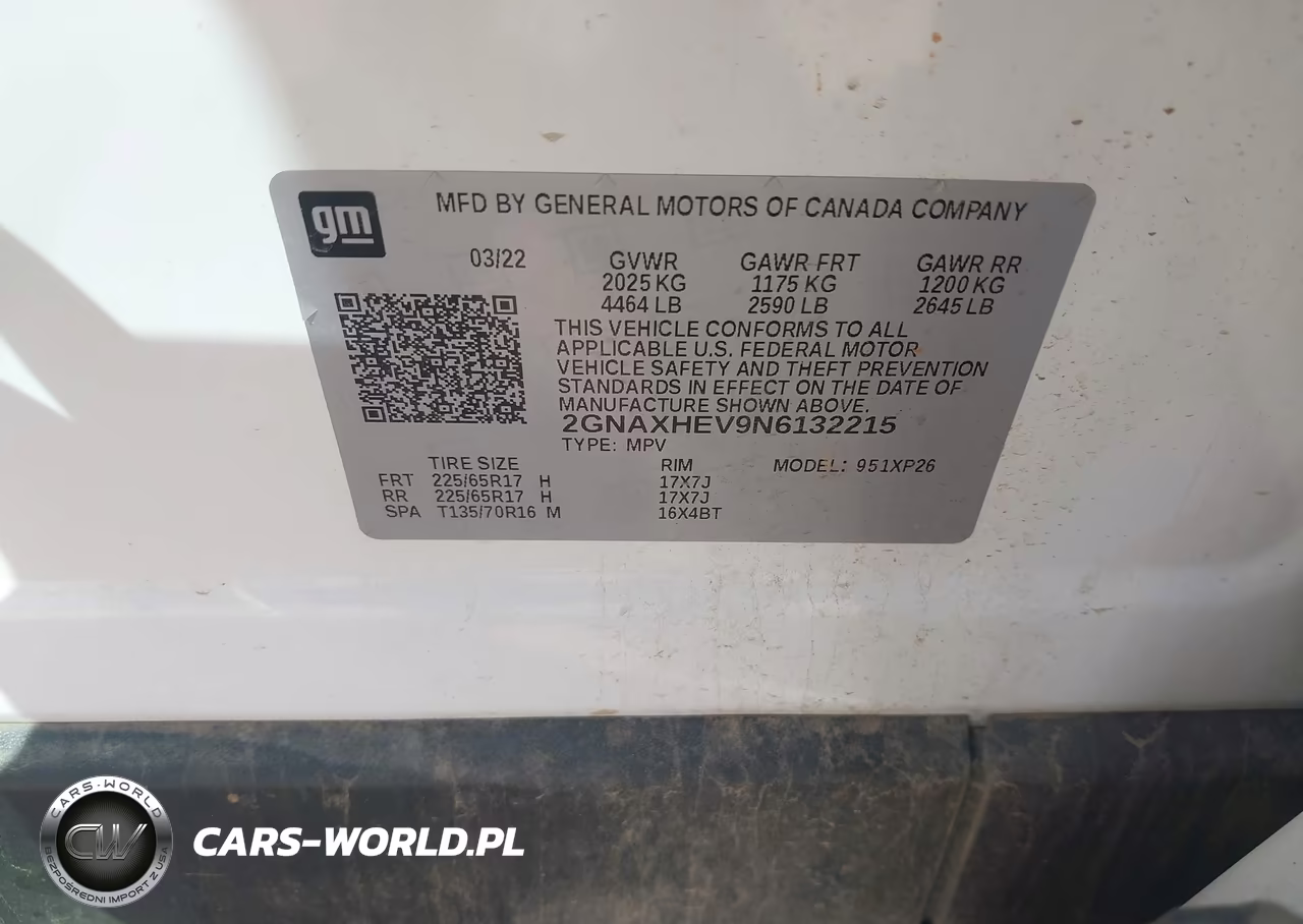 2022 Chevrolet Equinox Fwd Ls VIN:2GNAXHEV9N6132215 - 9