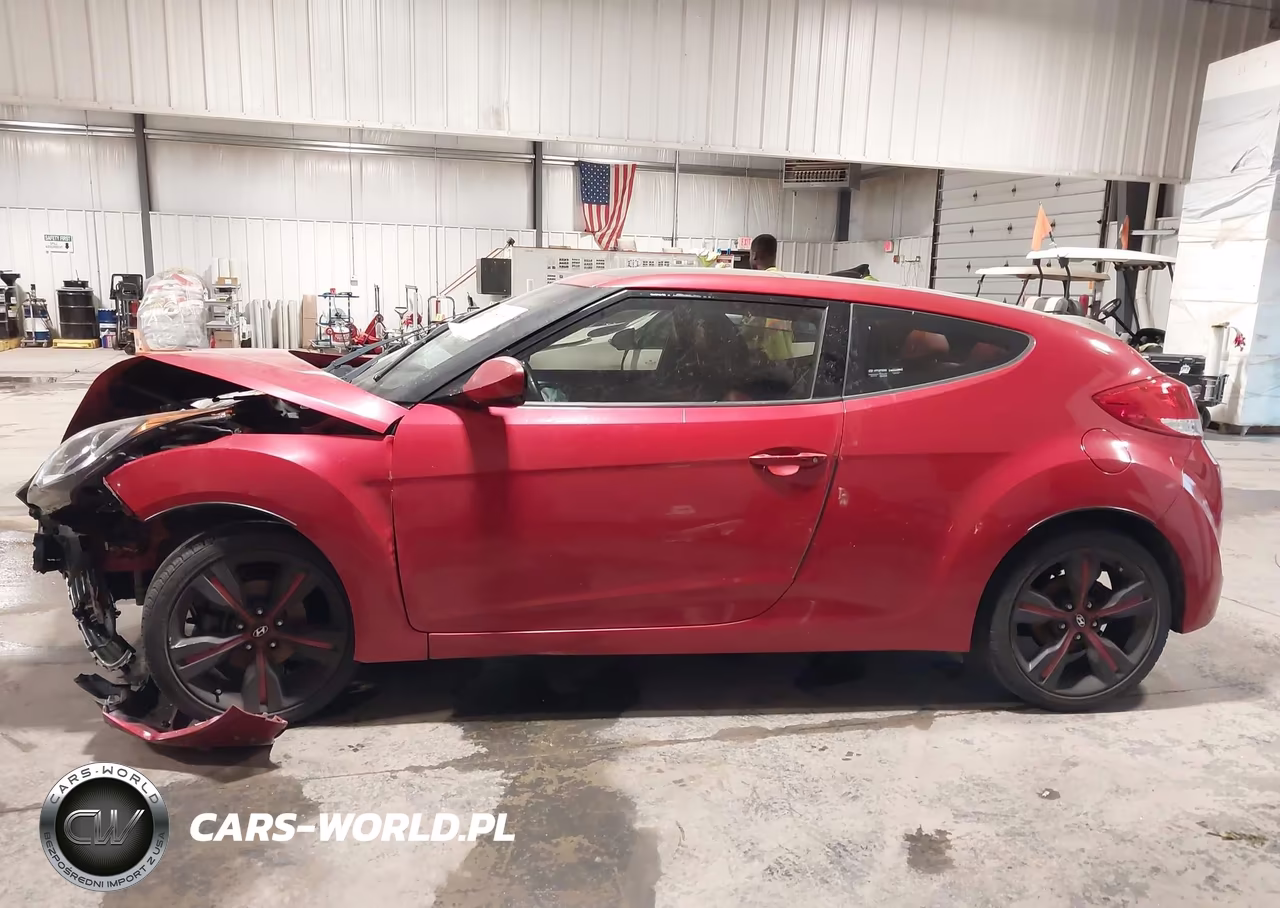 2014 Hyundai Veloster Base W-Red VIN:KMHTC6AD6EU190553 - 14
