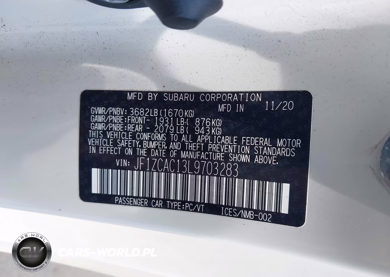 2020 Subaru Brz Limited VIN:JF1ZCAC13L9703283 - 9