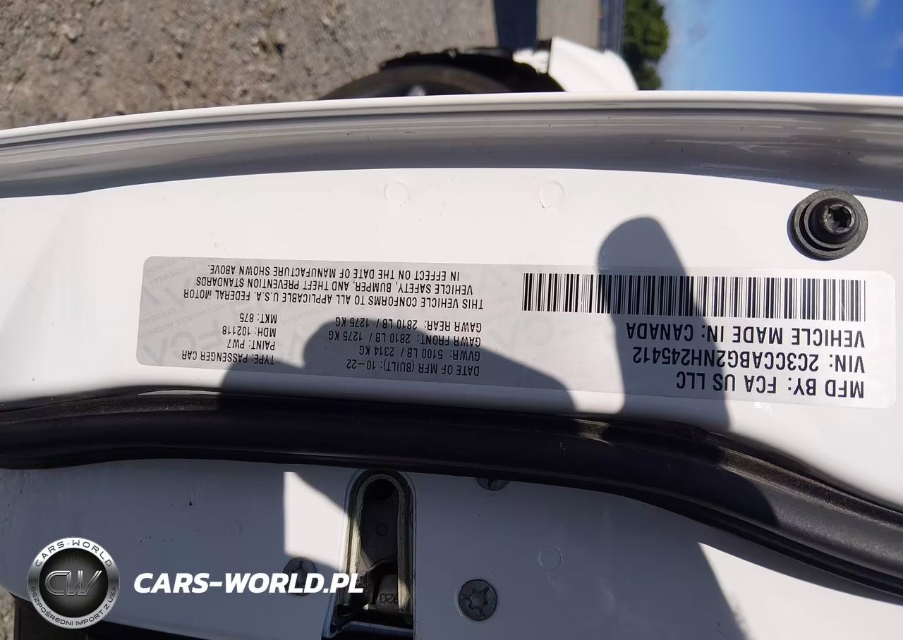2022 Chrysler 300 S VIN:2C3CCABG2NH245412 - 9