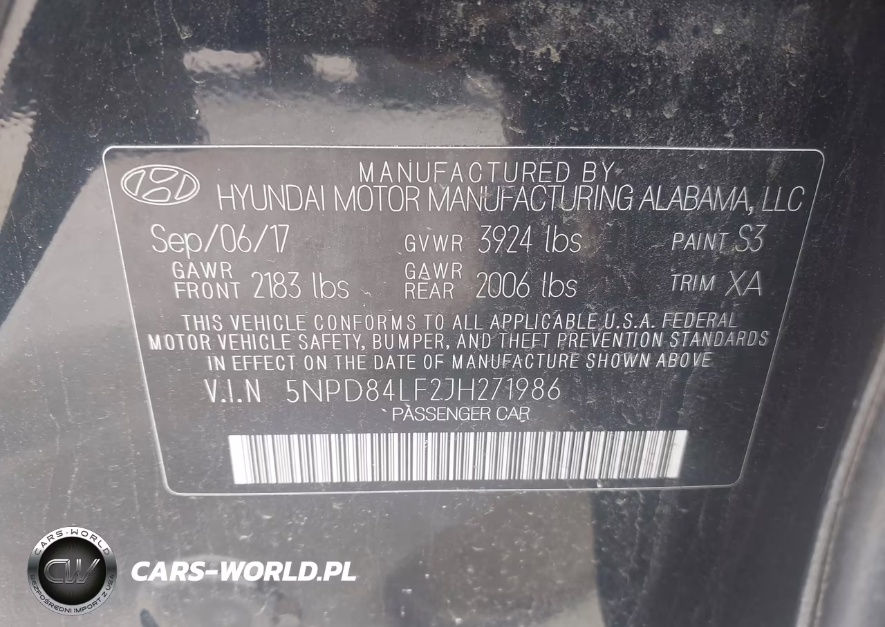 2018 Hyundai Elantra Sel VIN:5NPD84LF2JH271986 - 9