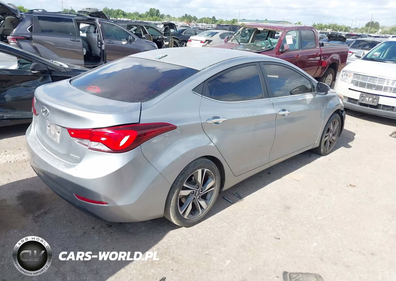 2014 Hyundai Elantra Limited VIN:KMHDH4AE3EU155312 - 4