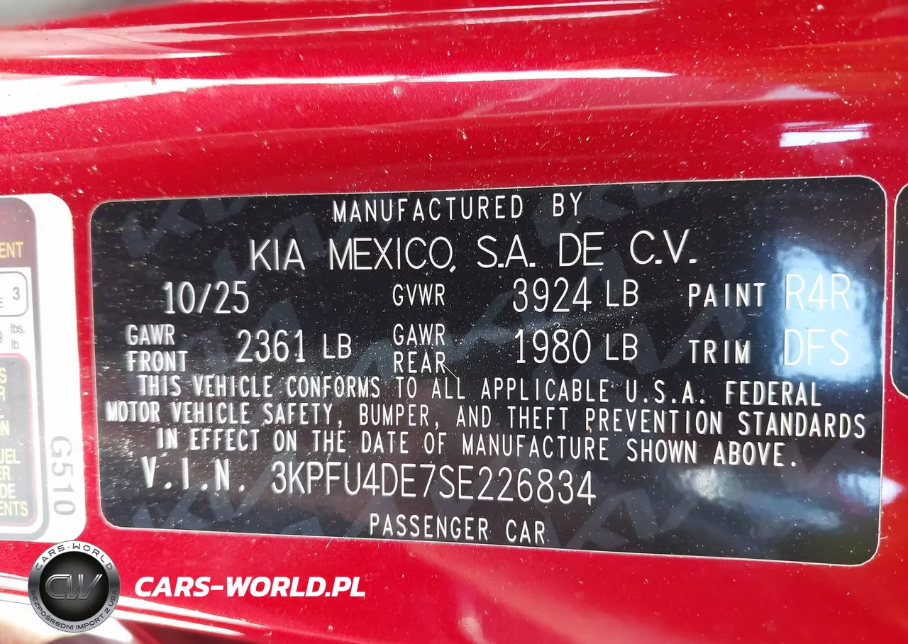 2025 Kia K4 Ex VIN:3KPFU4DE7SE226834 - 9