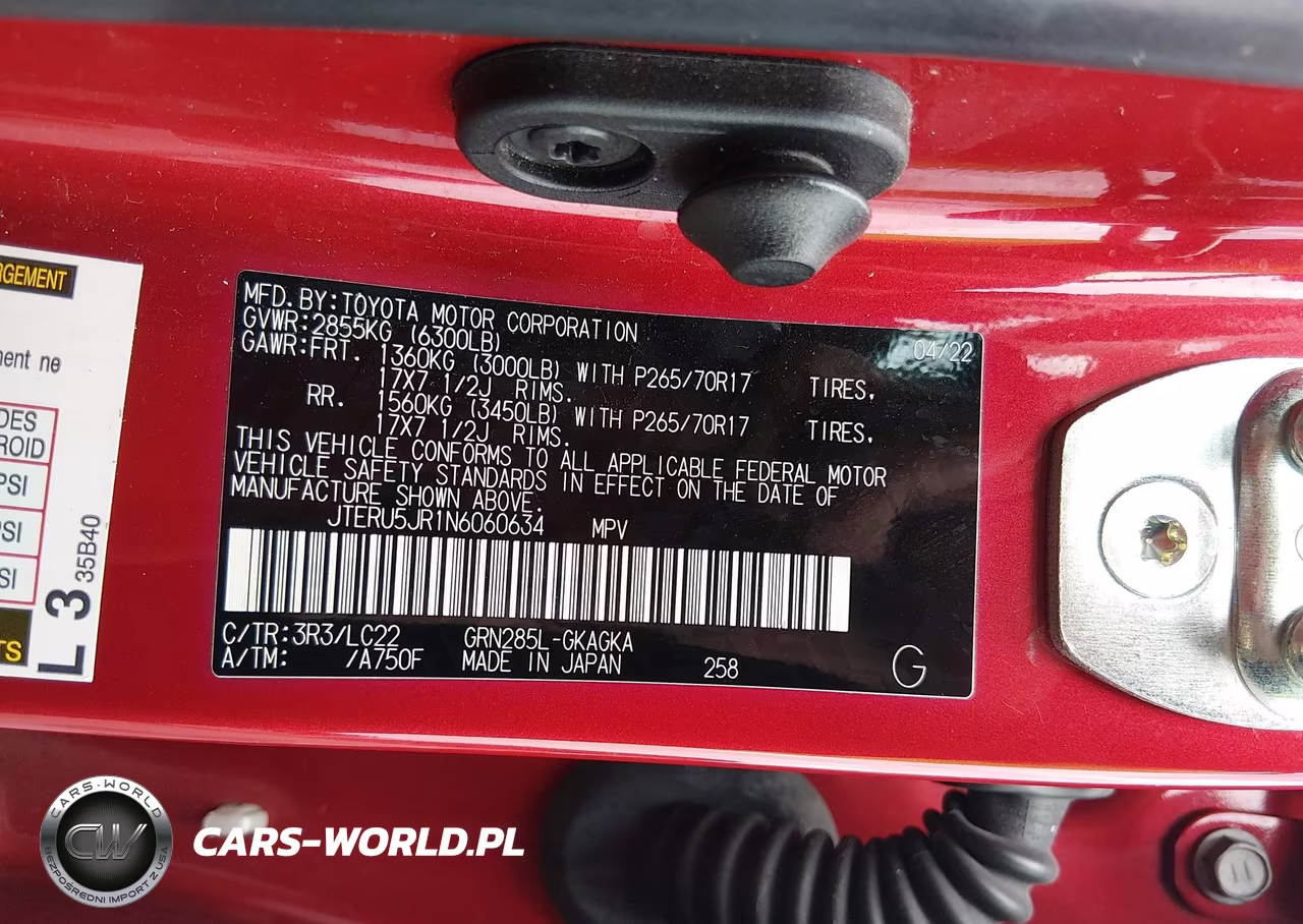 2022 Toyota 4Runner Trd Off Road Premium VIN:JTERU5JR1N6060634 - 9